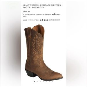 Ariat Leather Riding Boots